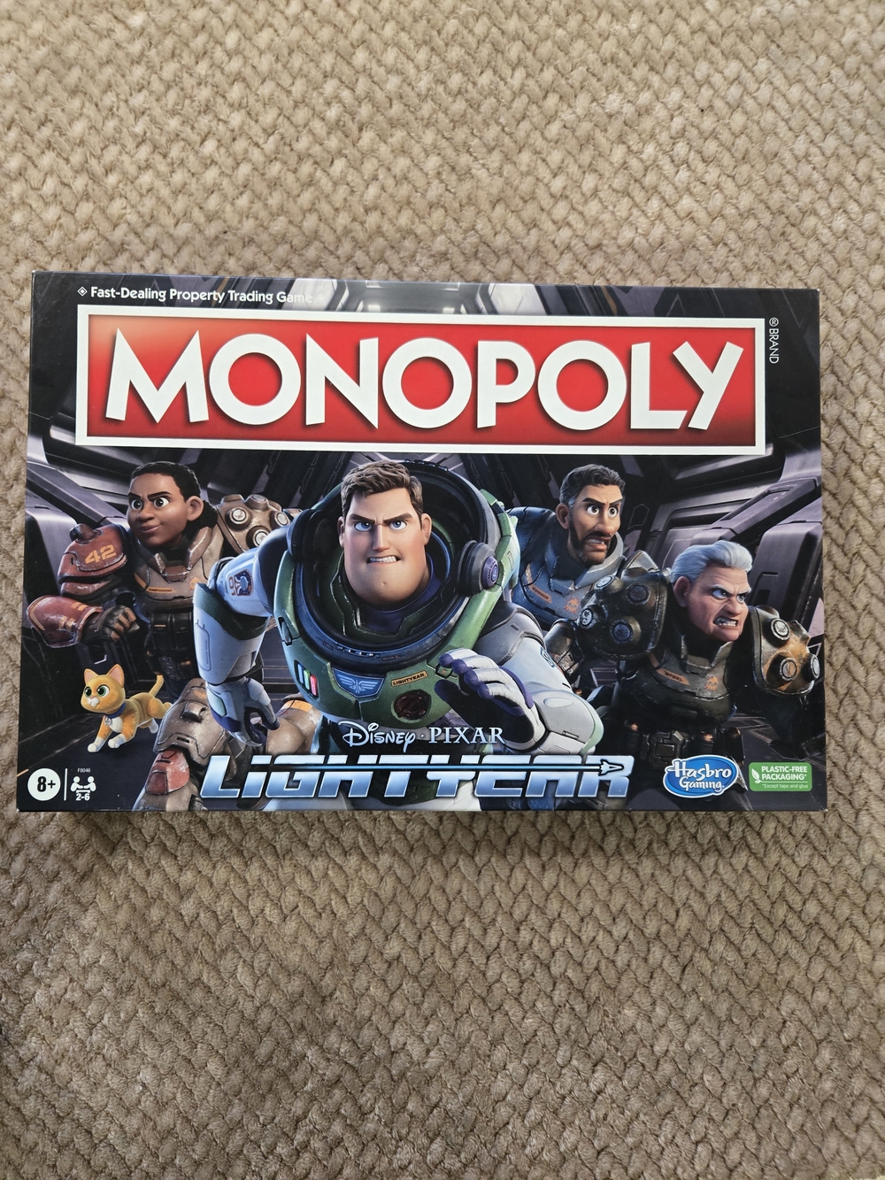 Hasbro 2022 Disney Pixar Lightyear Monopoly Board Game ( Complete) New Open Box